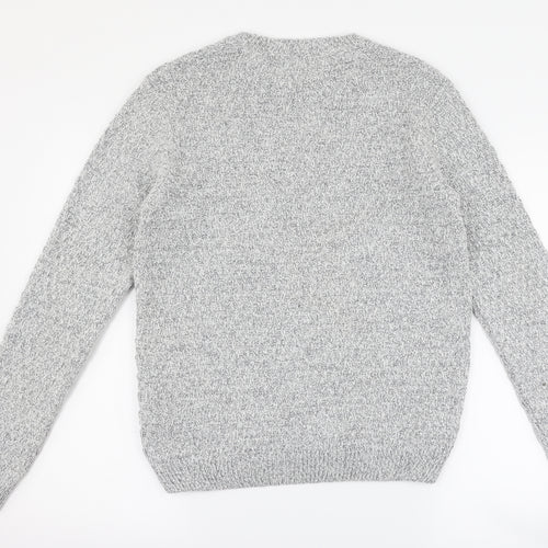 Topman Mens Grey   Pullover Jumper Size S
