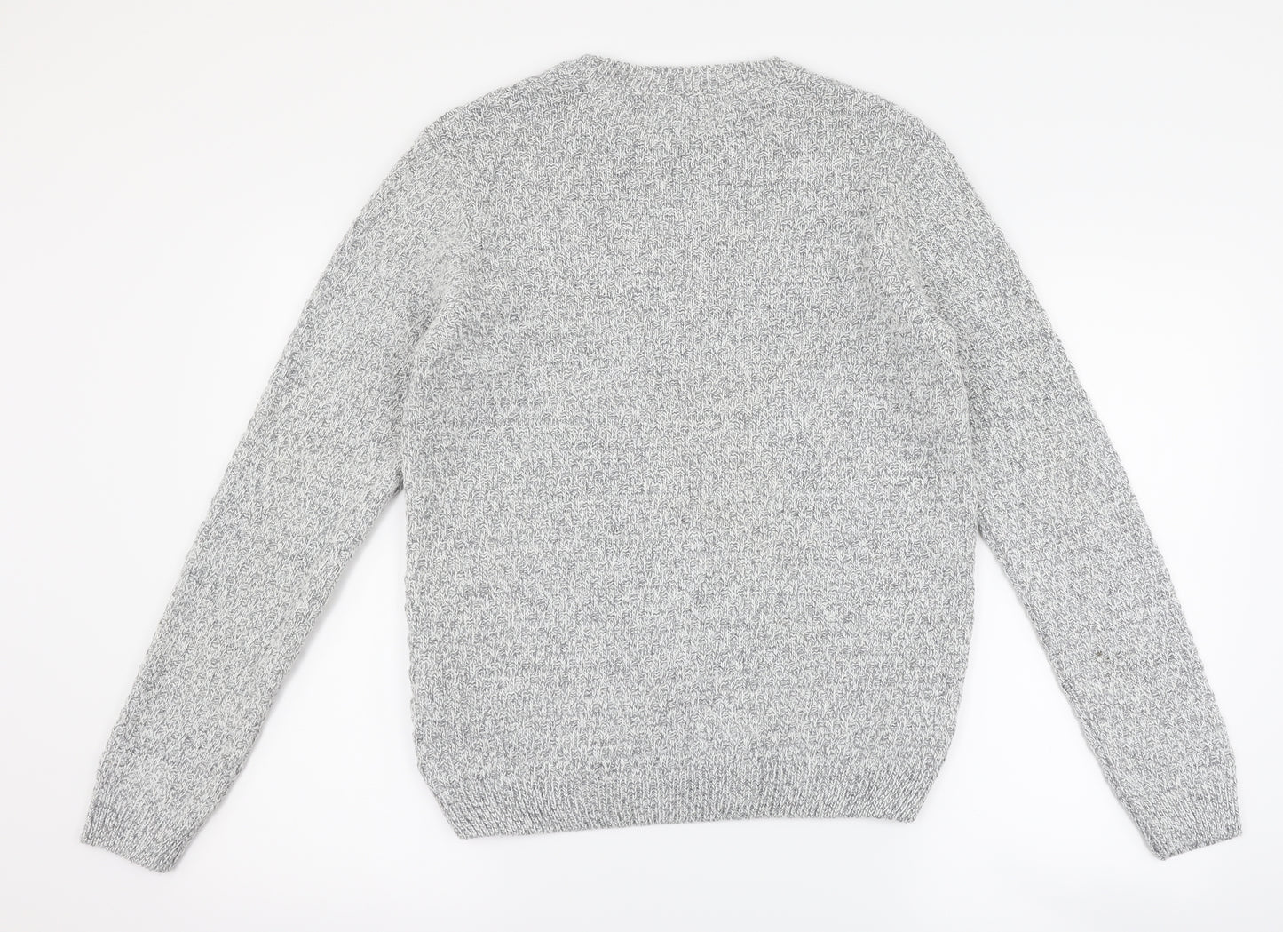 Topman Mens Grey   Pullover Jumper Size S