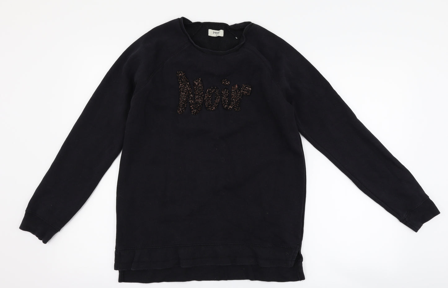 Papaya Womens Black   Pullover Sweatshirt Size 8  - noir