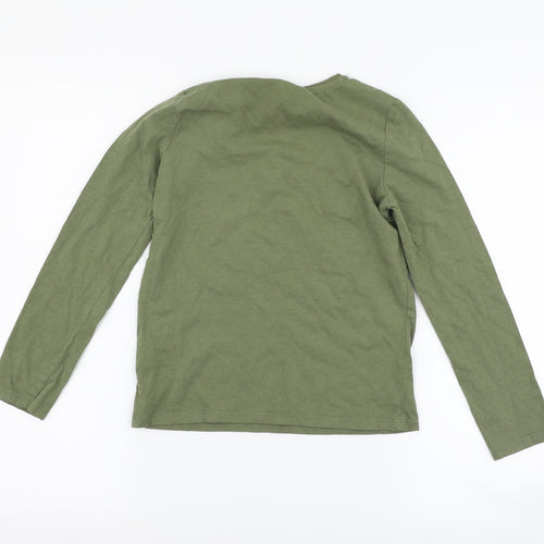 Primark Girls Green   Basic T-Shirt Size 10-11 Years  - love is the way