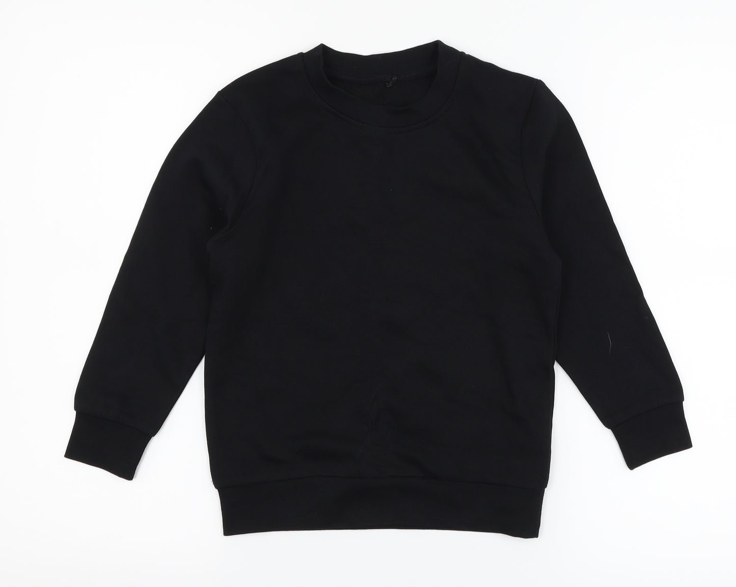 George Boys Black   Pullover Sweatshirt Size 6-7 Years