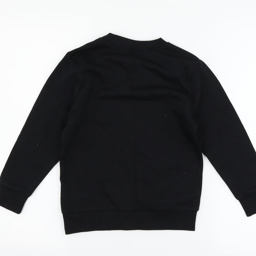 George Boys Black   Pullover Sweatshirt Size 6-7 Years