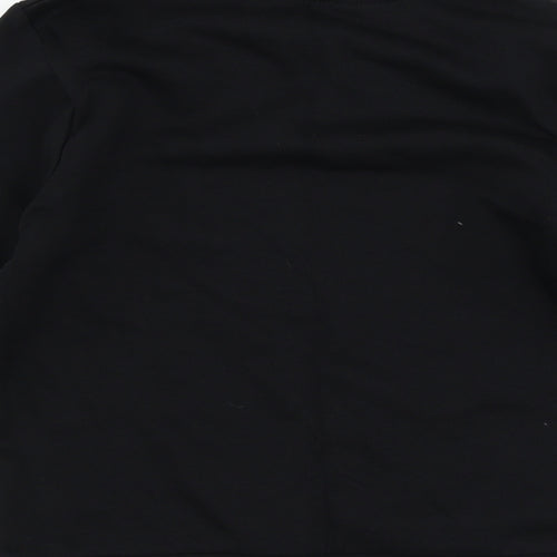 George Boys Black   Pullover Sweatshirt Size 6-7 Years