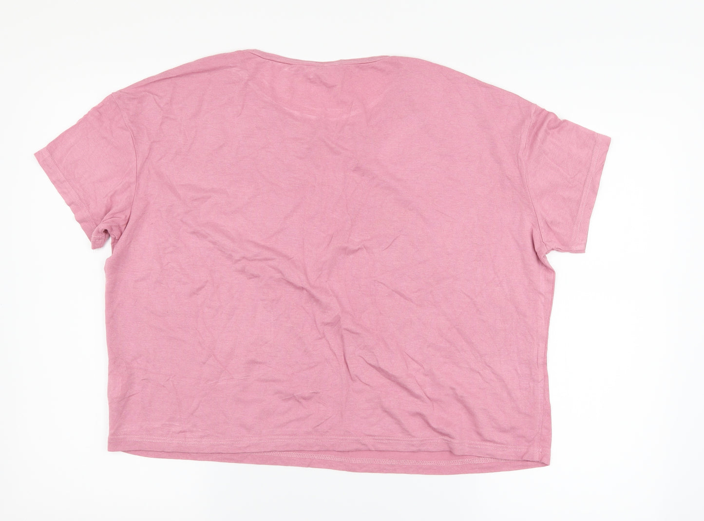 New Look Womens Pink   Top Pyjama Top Size M  - Mon Cheri