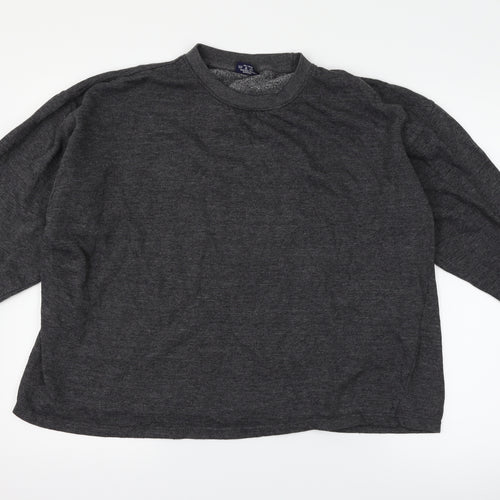 Preworn Womens Grey   Pullover Sweatshirt Size XL