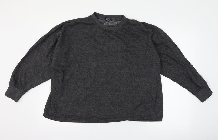 Preworn Womens Grey   Pullover Sweatshirt Size XL