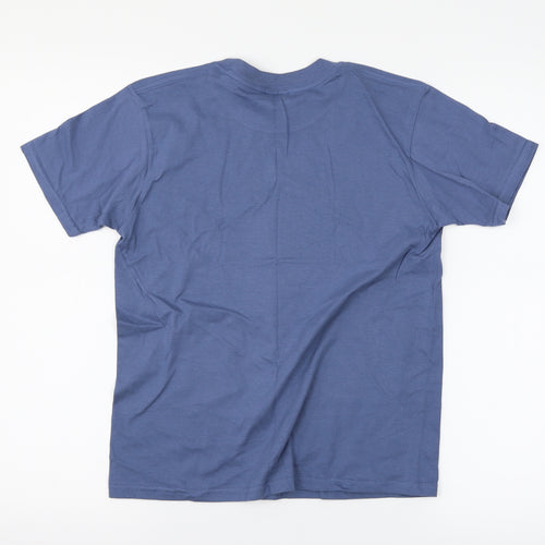 Gildan Boys Blue   Basic T-Shirt Size 9-10 Years  - slug