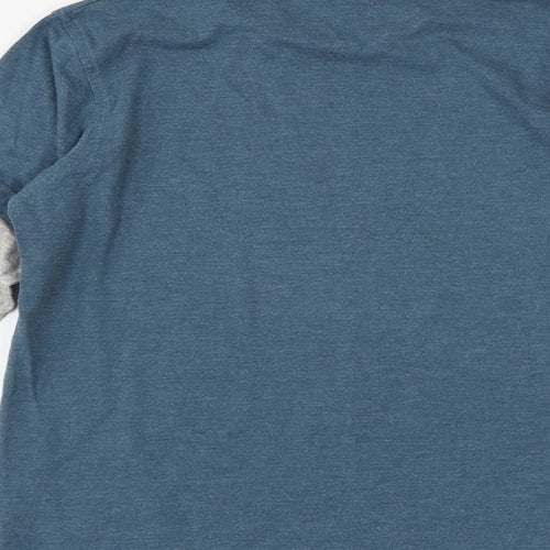 George Girls Blue   Basic T-Shirt Size 12-13 Years  - monkey frankenstein