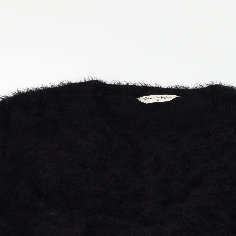 Miss Selfridge Womens Black   Pullover Jumper Size 10