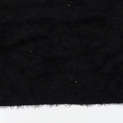 Miss Selfridge Womens Black   Pullover Jumper Size 10