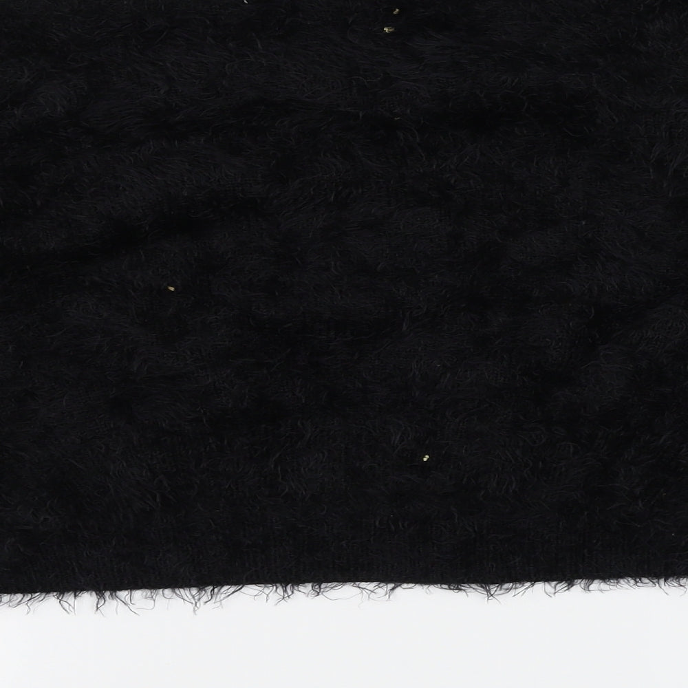 Miss Selfridge Womens Black   Pullover Jumper Size 10