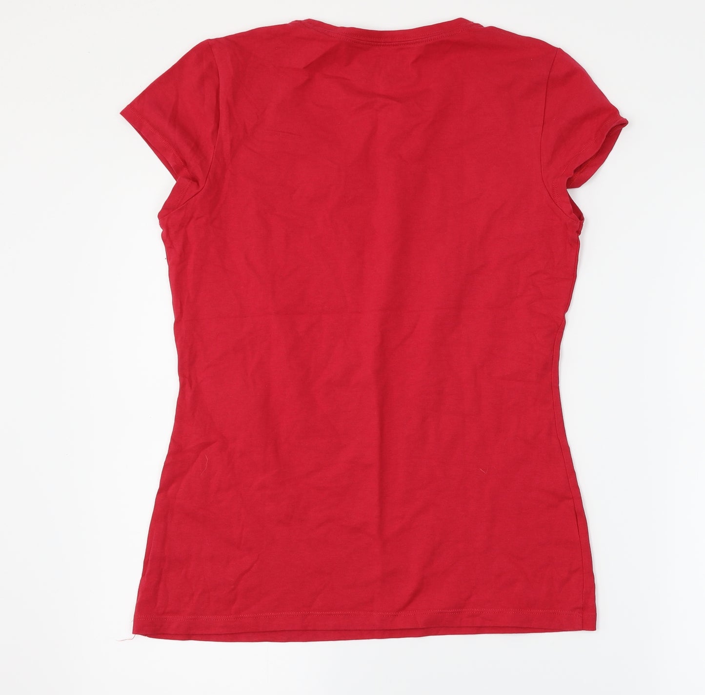 Papaya Womens Red   Basic T-Shirt Size 16
