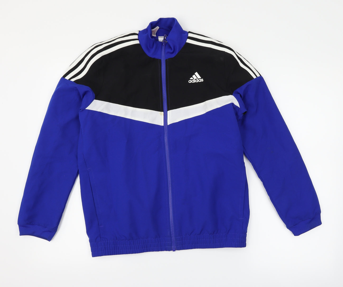 adidas Boys Blue   Track Jacket Jacket Size 11-12 Years