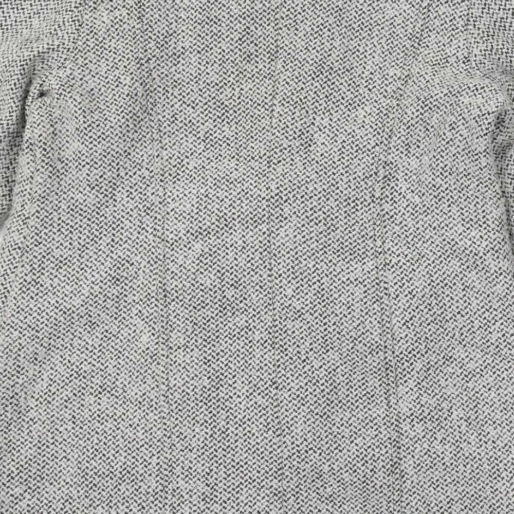 Bonmarché Womens Grey   Overcoat Coat Size 18