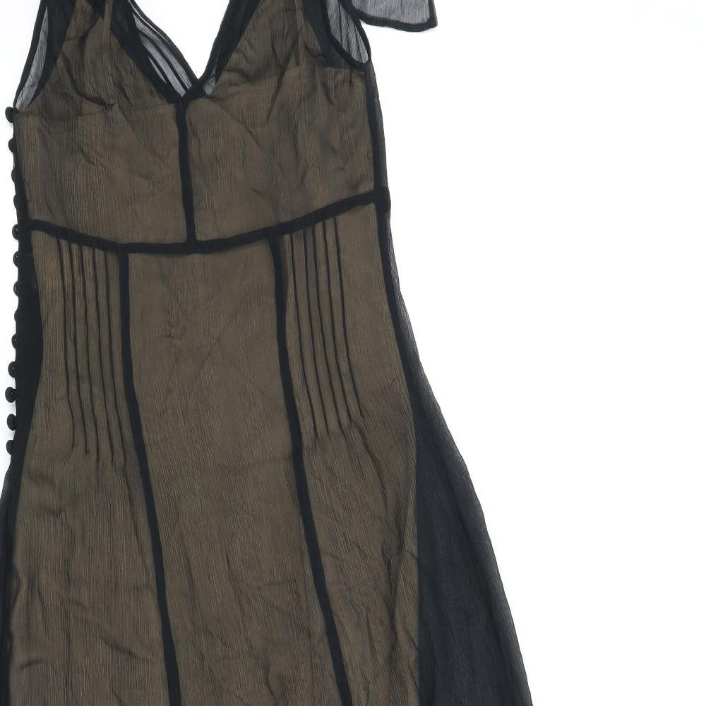 M&S Womens Black   A-Line  Size 8