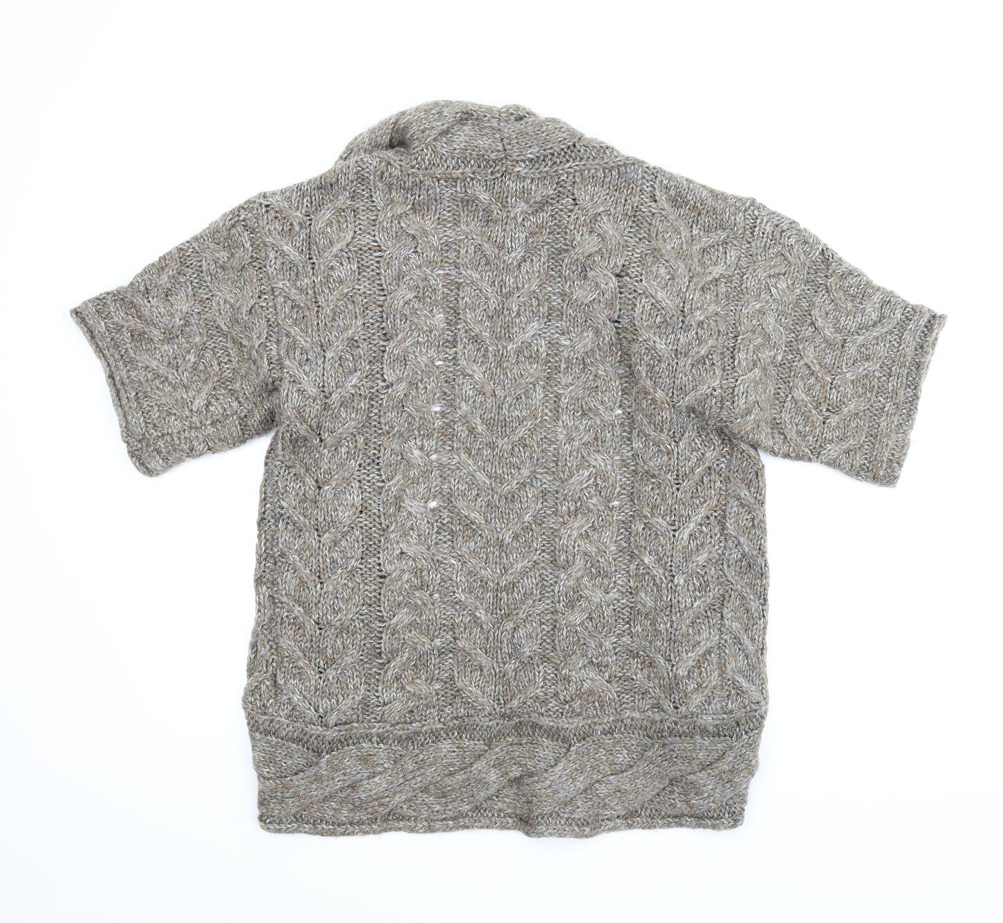 M&S Womens Brown   Cardigan Jumper Size 10