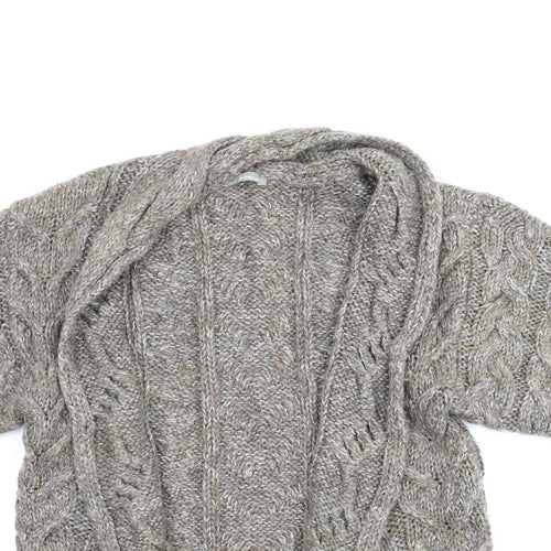 M&S Womens Brown   Cardigan Jumper Size 10