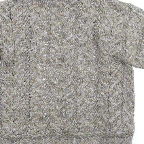 M&S Womens Brown   Cardigan Jumper Size 10