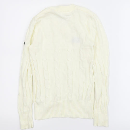 Slazenger Boys White   Pullover Jumper Size 9-10 Years