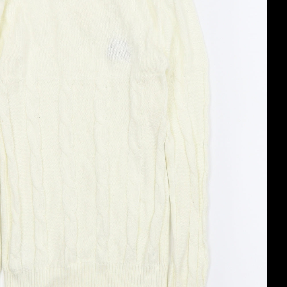 Slazenger Boys White   Pullover Jumper Size 9-10 Years