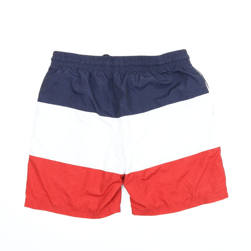 McKenzie Mens Multicoloured Striped  Sweat Shorts Size XL