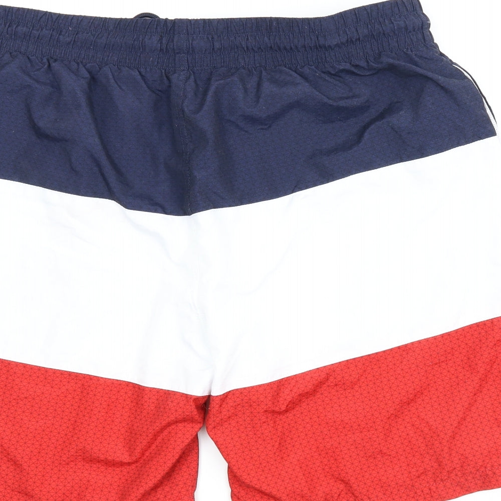 McKenzie Mens Multicoloured Striped  Sweat Shorts Size XL