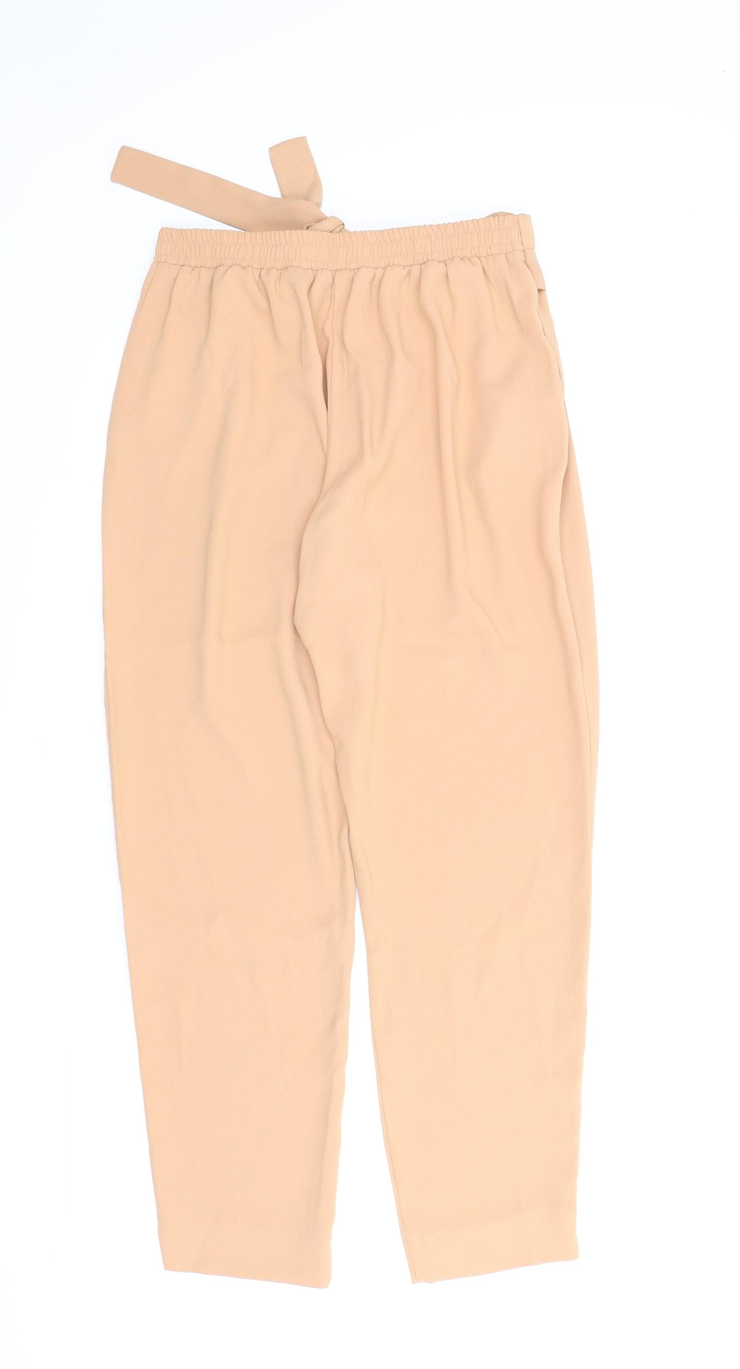 River Island Womens Beige   Capri Trousers Size 10 L25 in