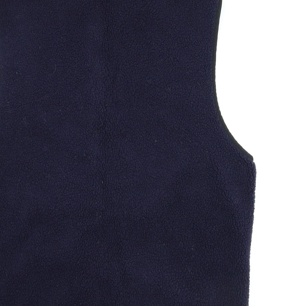 Stone River Mens Blue  Fleece Gilet Jacket Size S