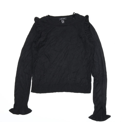 New Look Womens Black   Basic Blouse Size 8