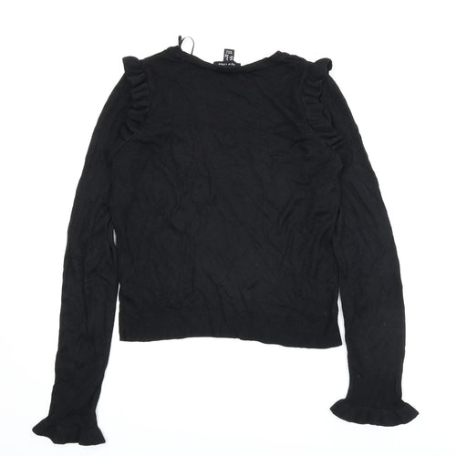 New Look Womens Black   Basic Blouse Size 8