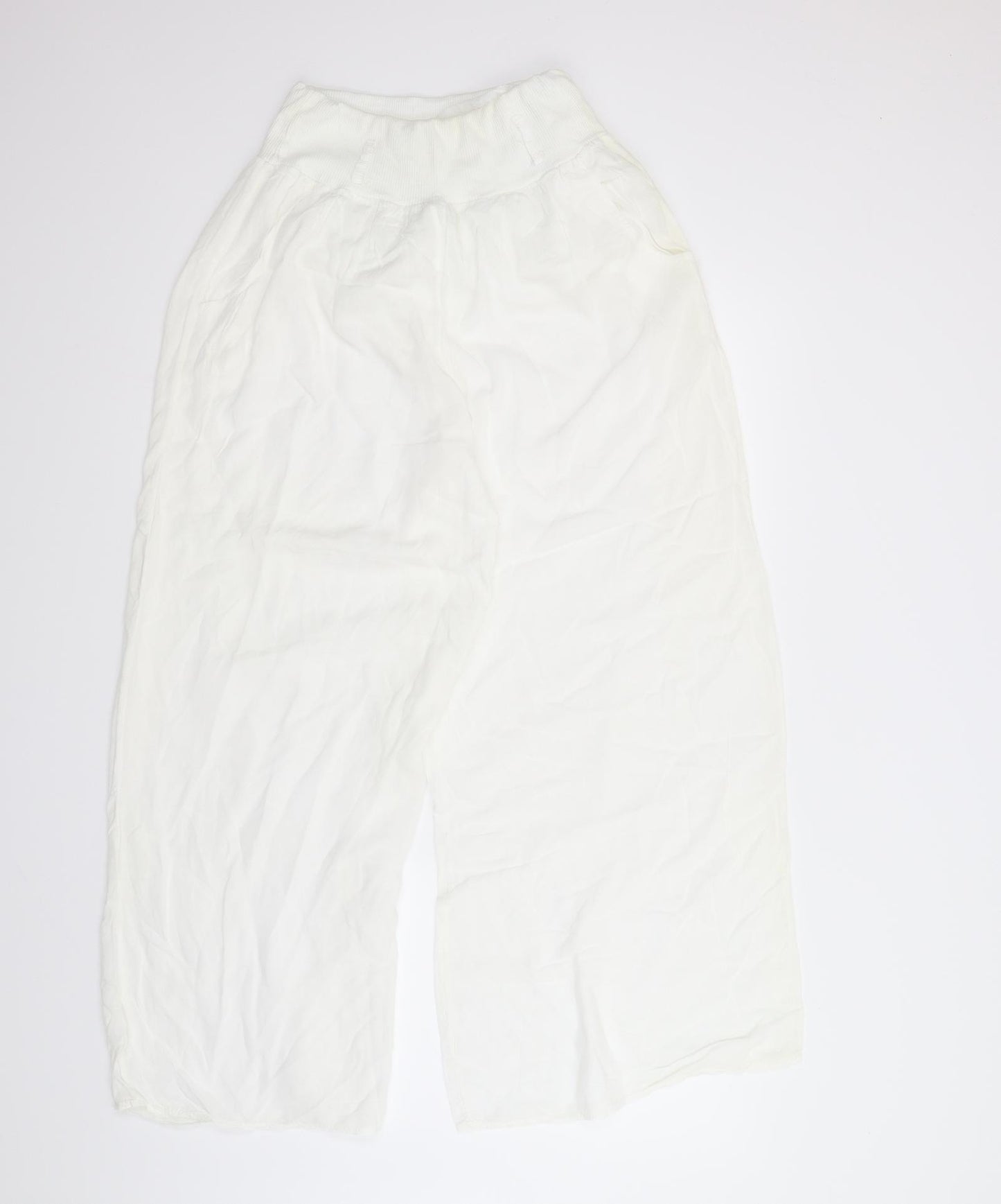 Preworn Womens White   Bloomer Trousers Size S L26 in