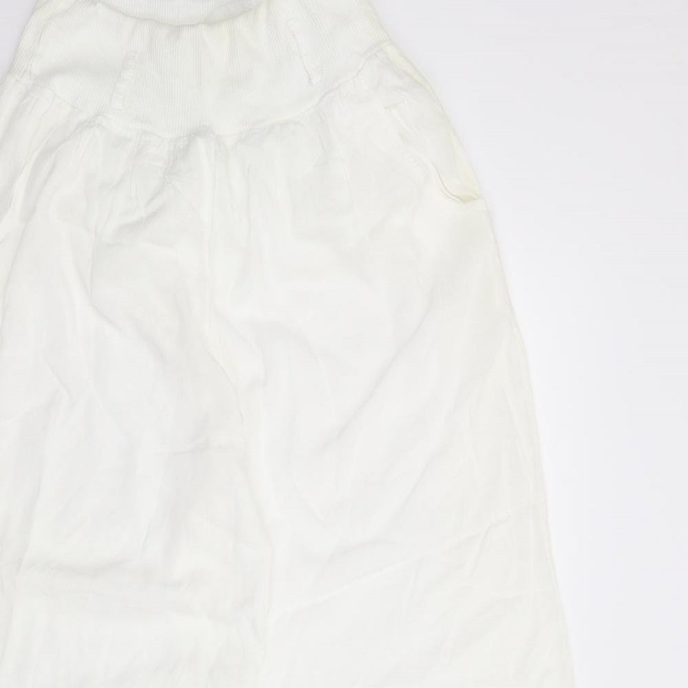 Preworn Womens White   Bloomer Trousers Size S L26 in