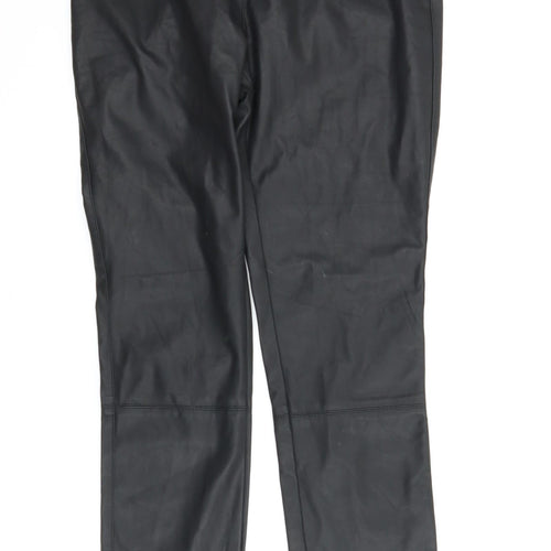 Preworn Womens Black   Carrot Trousers Size 12 L27.5 in