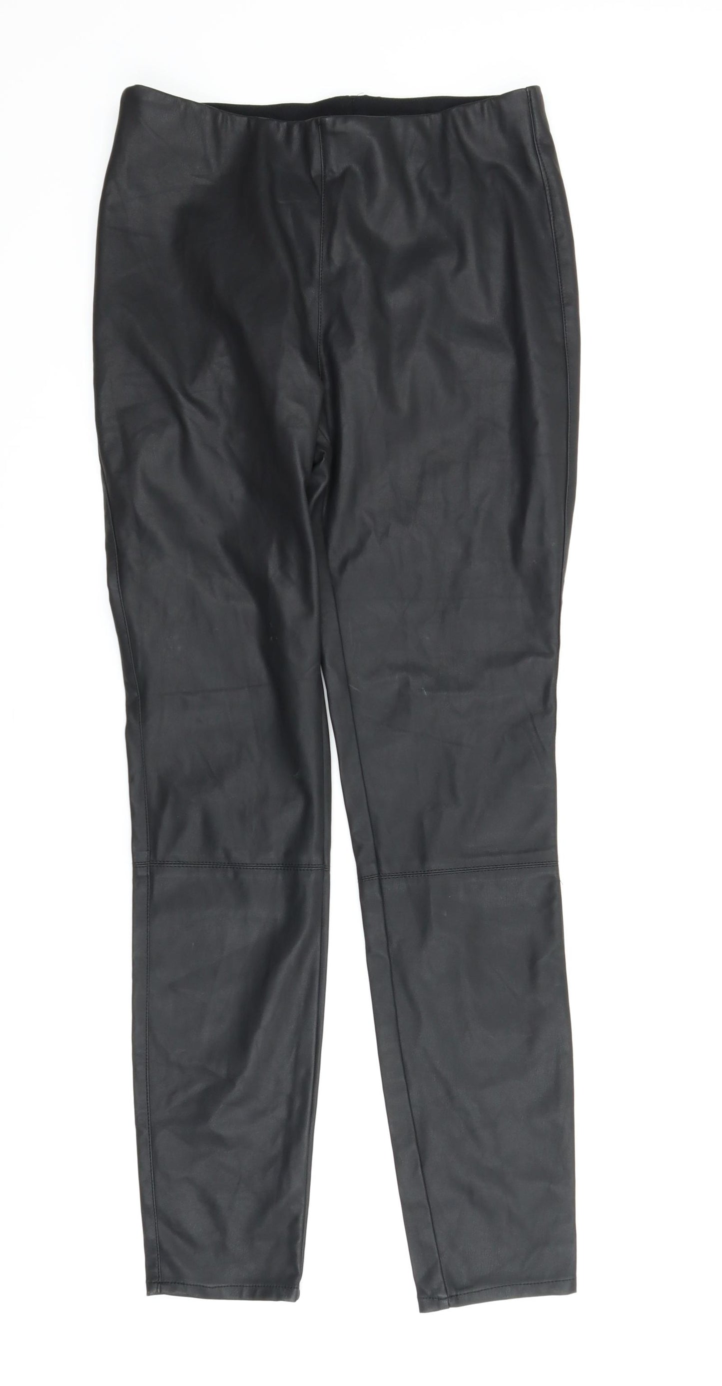 Preworn Womens Black   Carrot Trousers Size 12 L27.5 in