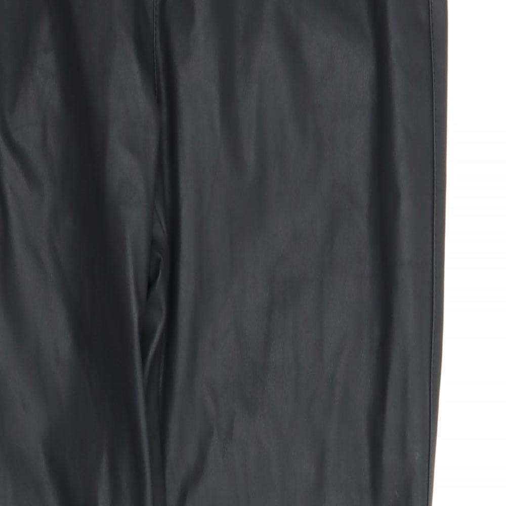 Preworn Womens Black   Carrot Trousers Size 12 L27.5 in