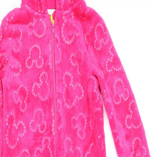 Disney Girls Pink Solid  Capri One Piece Size 6-7 Years  - Minnie Mouse