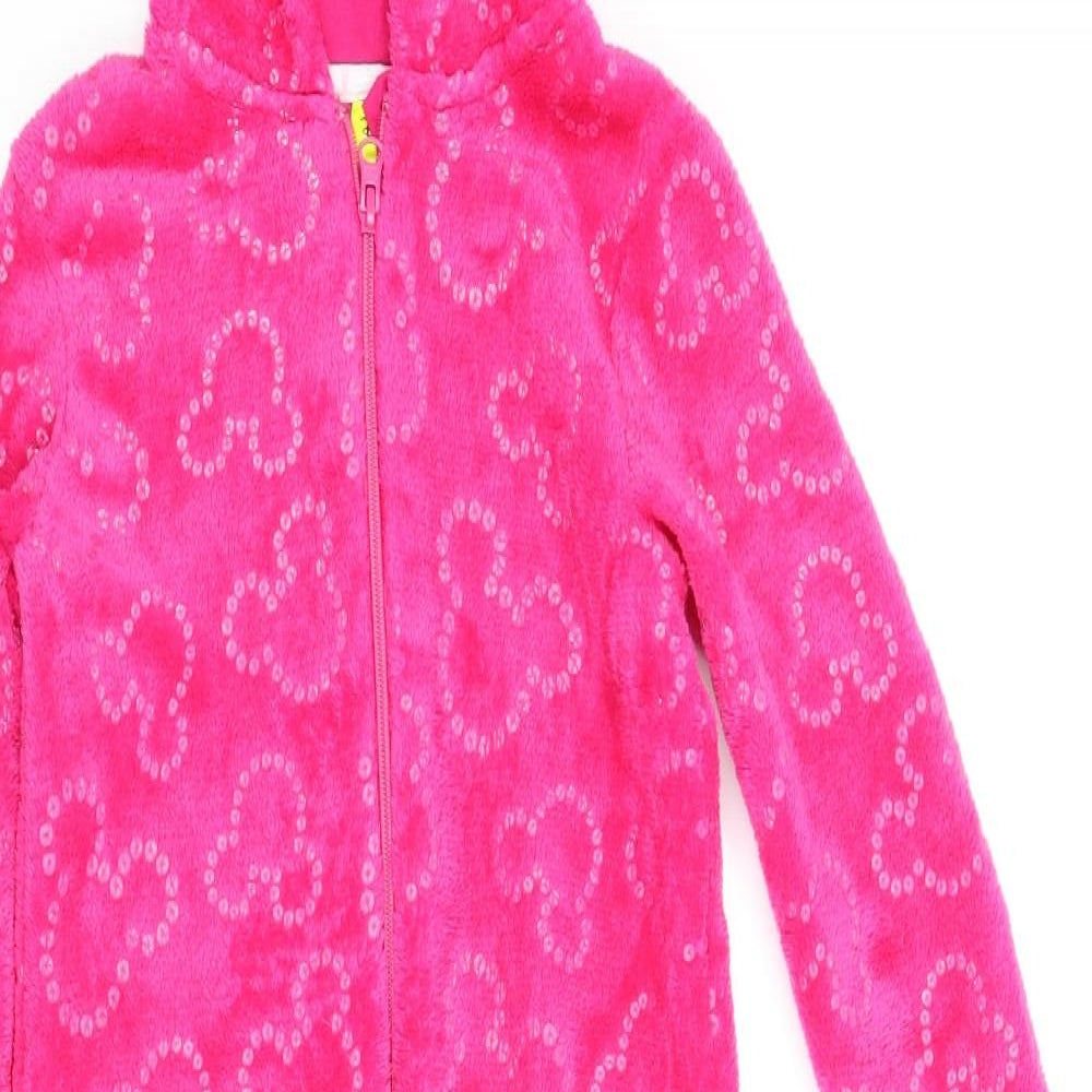 Disney Girls Pink Solid  Capri One Piece Size 6-7 Years  - Minnie Mouse