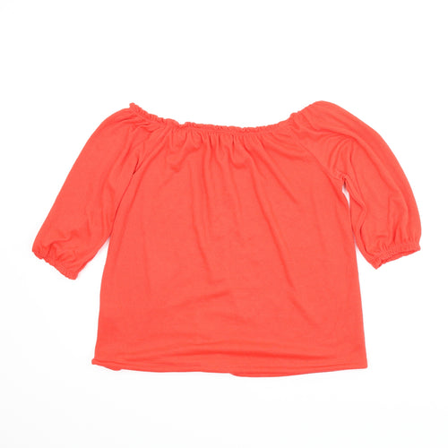 Papaya Womens Red   Basic Blouse Size 12