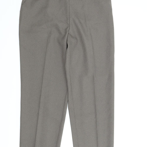 M&S Womens Brown   Capri Trousers Size 14 L25 in
