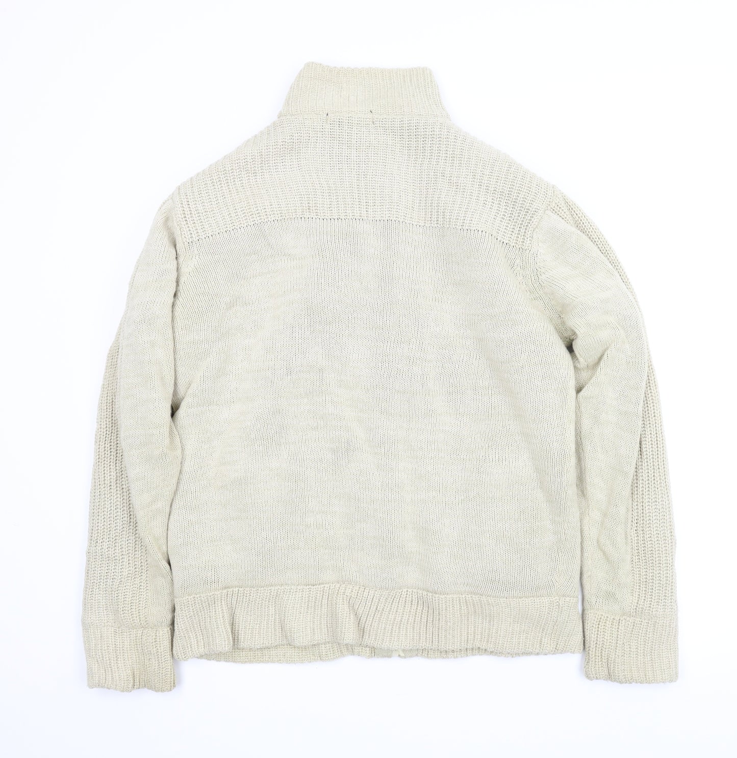 George Mens Beige   Cardigan Jumper Size M