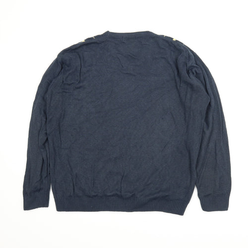 BHS Mens Blue   Pullover Jumper Size M