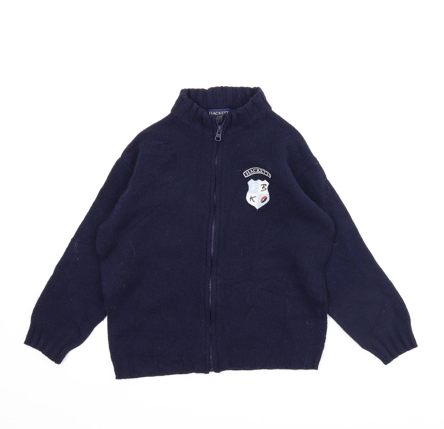 Hackett Boys Blue   Cardigan Jumper Size 7-8 Years