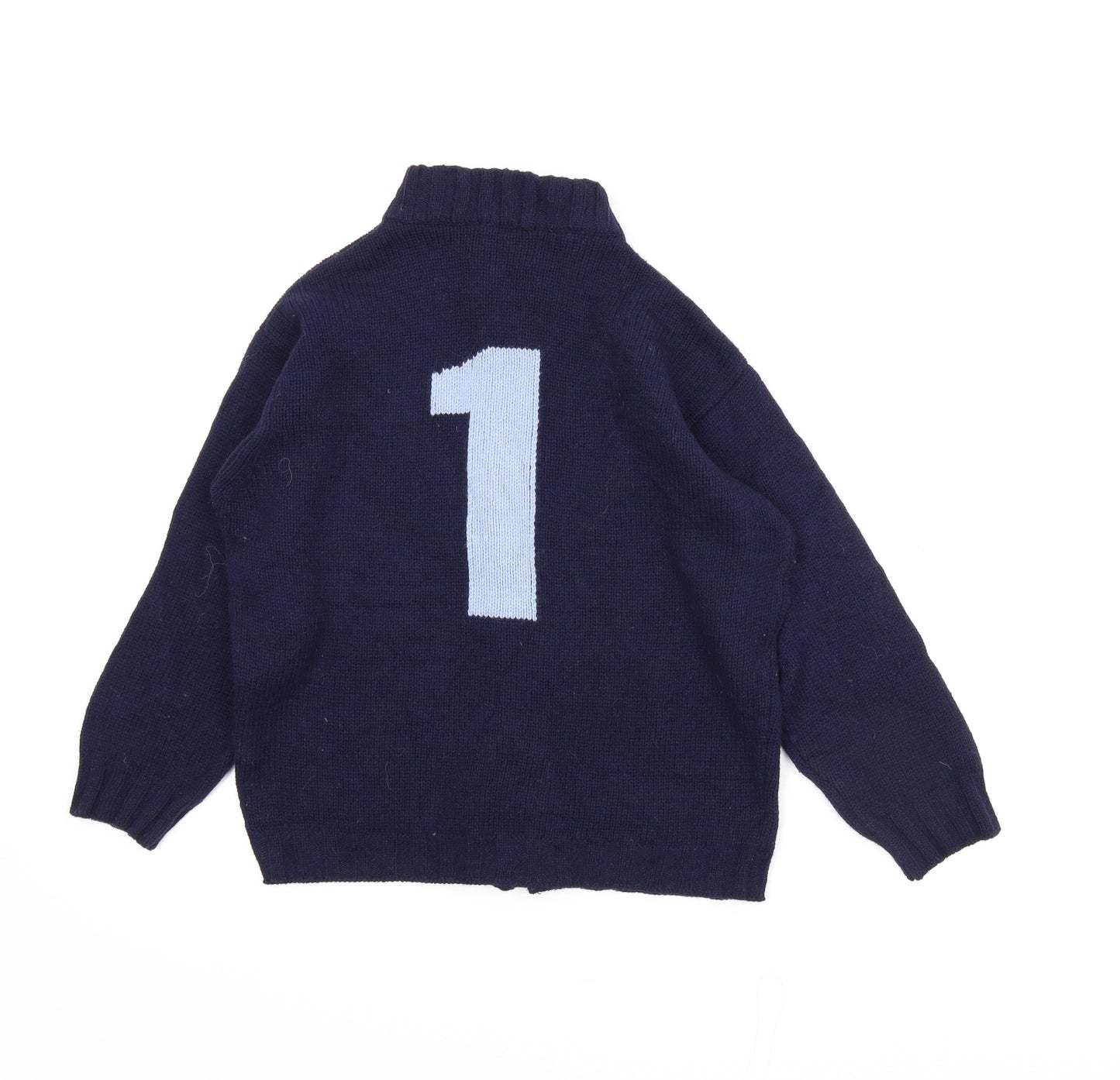 Hackett Boys Blue   Cardigan Jumper Size 7-8 Years