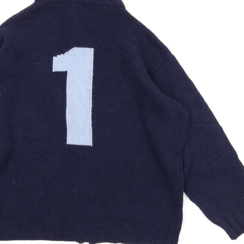 Hackett Boys Blue   Cardigan Jumper Size 7-8 Years