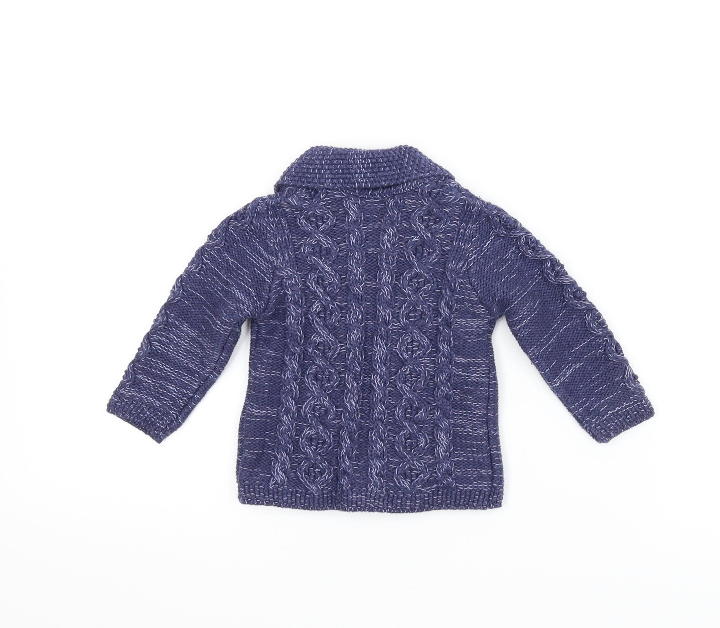 NEXT Boys Blue   Cardigan Jumper Size 6-9 Months