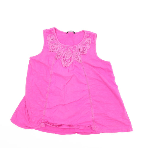 George Girls Pink   Basic Blouse Size 13-14 Years