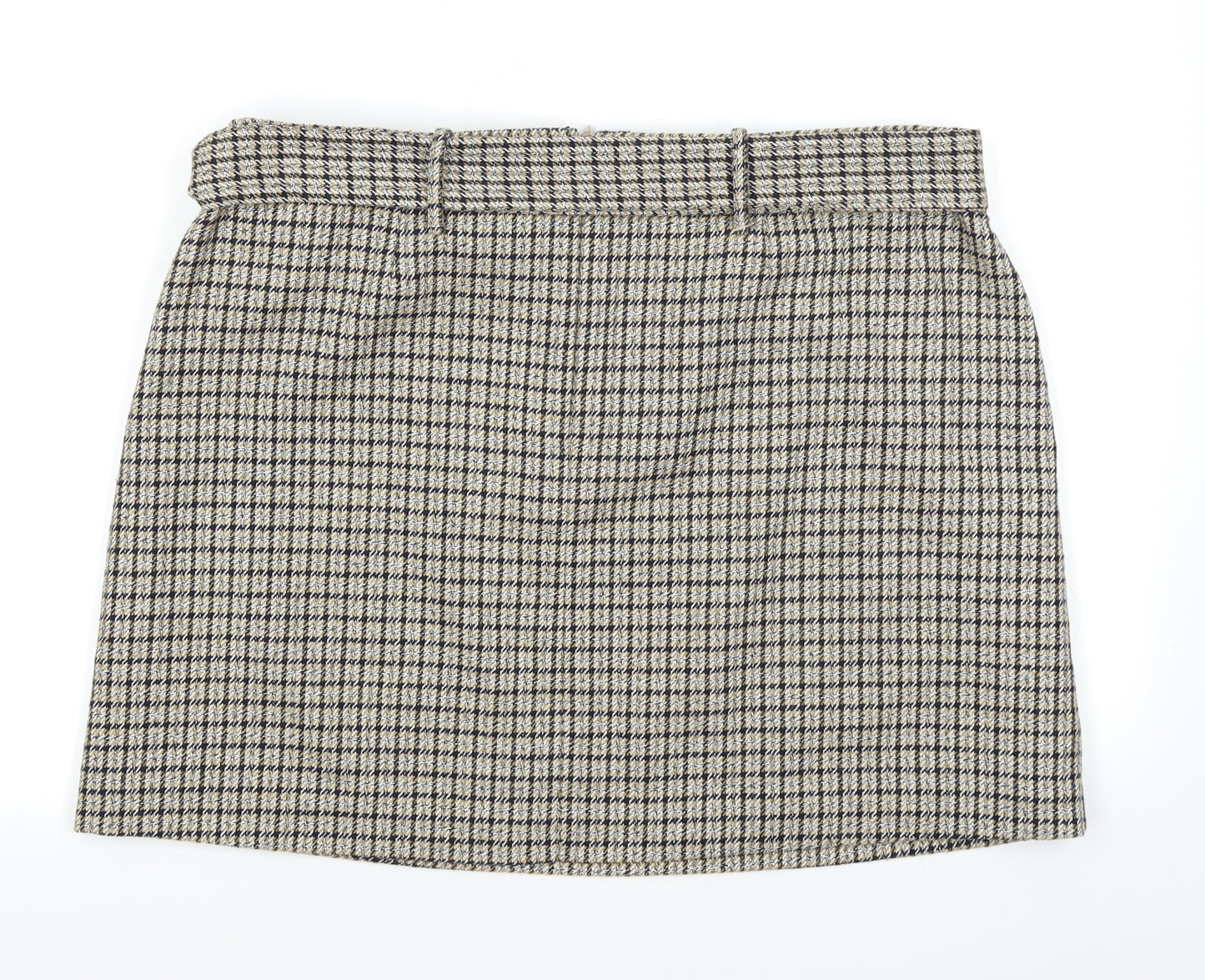 TU Womens Brown Plaid  Straight & Pencil Skirt Size 16