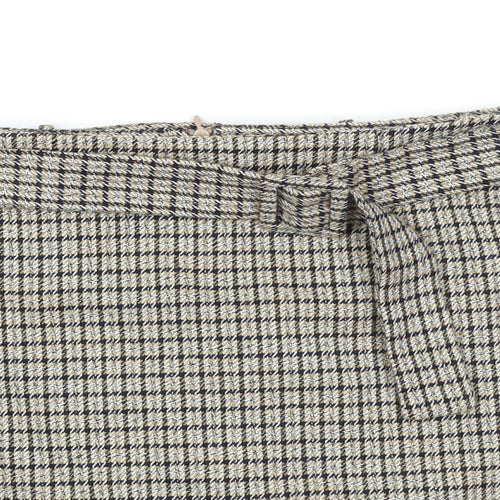 TU Womens Brown Plaid  Straight & Pencil Skirt Size 16