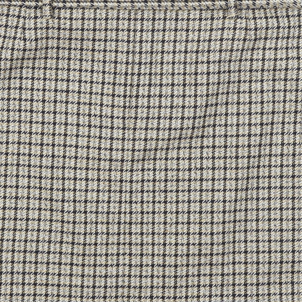 TU Womens Brown Plaid  Straight & Pencil Skirt Size 16