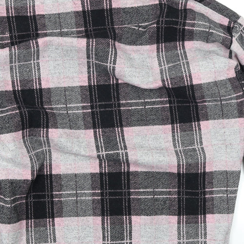 River Island Womens Pink Plaid  Pullover Jumper Size 16